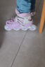 斯威（SWAY）輪滑鞋兒童溜冰鞋男女童初學(xué)套裝中小學(xué)滑輪滑冰旱冰鞋成人直排輪 莫紫八輪全閃+頭盔護具+一體支架 M (適合6-12歲)平時(shí)鞋碼31-36 曬單實(shí)拍圖