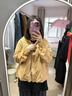 ubras輕薄蟬翼防曬衣女外套后背捏褶連帽透氣戶(hù)外服 晨曦黃色 L 曬單實(shí)拍圖
