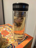 蘇泊爾（SUPOR）雙層玻璃杯辦公泡茶杯男女士茶水分離杯車(chē)載水杯子辦公泡茶杯子 曬單實(shí)拍圖