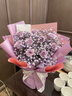 花西田情人節紫色玫瑰海洋之歌花束鮮花速遞同城訂花送女友生日配送 少女的夢(mèng) 9朵紫玫瑰+紫滿(mǎn)天星 曬單實(shí)拍圖