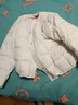 鴨鴨（YAYA）小個(gè)子圓領(lǐng)羽絨服女2025年秋冬新款超好看面包服內膽外套XH 米色 S 曬單實(shí)拍圖