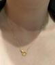 六福珠寶足金環(huán)環(huán)相扣碎碎冰黃金項鏈套鏈 計價(jià) GJG0021DS 3.18克(含工費562元) 曬單實(shí)拍圖