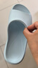 樸西靜步新款女士室內居家涼拖eva軟底浴室洗澡 凈水藍  37-38 曬單實(shí)拍圖
