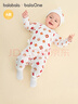 巴拉巴拉【balaOne】童裝新生兒嬰兒連體寶寶衣服衣哈衣爬服純棉 曬單實(shí)拍圖