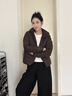 波司登（BOSIDENG）26春季鴨絨輕薄羽絨服三防科技女基礎輕暖外套B260135002 焦糖咖色7637-三防面料 S 160/84A 體重約100-110斤 曬單實(shí)拍圖