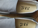 布舍元（BUSHEYUAN）休閑帆布鞋老北京布鞋一腳蹬懶人板鞋單鞋男士331-1711 灰色 42  曬單實(shí)拍圖