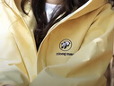 熊貓[張予曦同款]沖鋒衣男女26春夏新款防風(fēng)防水徒步單沖登山外套1135 黃白游，男女同款,女拍小一碼 M 曬單實(shí)拍圖