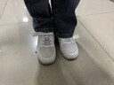 回力（Warrior）兒童小白鞋低幫板鞋男女童鞋運動(dòng)鞋 WZ(CL)-0882 白色 36  曬單實(shí)拍圖