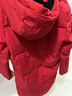 雪中飛童裝男童羽絨服中大童連帽女童長(cháng)款兒童羽絨服 紅色 160拜年服 曬單實(shí)拍圖