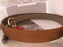 紅谷皮帶女士腰帶牛皮褲帶女式腰帶細腰帶潮流皮帶 生日禮物送女友 曬單實(shí)拍圖