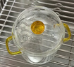 格娜斯玻璃蒸蛋碗寶寶蒸雞蛋羹雙耳隔水燉盅帶蓋玻璃碗燕窩甜品碗帶刻度 曬單實(shí)拍圖