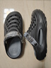 卡帝樂(lè )鱷魚(yú)洞洞鞋男士涼鞋夏季外穿拖鞋一式兩用沙灘鞋子男 1695 黑色 42-43 曬單實(shí)拍圖