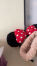 迪士尼（Disney）毛絨玩具發(fā)飾卡通飾品米奇老鼠生日禮物新年禮物禮品 米妮發(fā)箍 曬單實(shí)拍圖