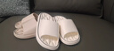 安尚芬買(mǎi)一送一拖鞋女夏季室內家居浴室洗澡防滑情侶一對按摩涼拖鞋男士 白色+灰色 38-39 女+42-43男 曬單實(shí)拍圖