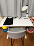 黑白調A2學(xué)習桌書(shū)桌兒童桌椅實(shí)木升降桌子寫(xiě)字桌電腦桌進(jìn)口橡膠木1m 曬單實(shí)拍圖