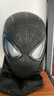 手動(dòng)電動(dòng)蜘蛛俠頭套眼睛可動(dòng)搞怪COS超凡面具萬(wàn)圣節男朋友禮物 黑超凡皮紋蜘蛛俠戒指眨眼發(fā)光 曬單實(shí)拍圖