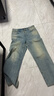 太平鳥(niǎo)男裝牛仔褲25春美式街頭水洗復古跳色做舊黃泥牛仔褲 牛仔淺藍 第二批 34 曬單實(shí)拍圖