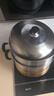 蘇泊爾（SUPOR）蒸鍋304不銹鋼32cm大尺寸高拱蓋可視三層復底蒸魚(yú)湯鍋蒸籠SZ32B17 曬單實(shí)拍圖