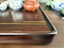 石福記天然黑烏檀木茶盤(pán)整塊原木實(shí)木茶臺簡(jiǎn)約家用排水大號功夫茶具托盤(pán) 海納百川：80*40*4.5cm單茶盤(pán) 曬單實(shí)拍圖