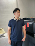 班尼路S&K系列高端桑蠶絲醋酸亞麻7A抗菌輕奢涼感POLO衫短袖男士翻領(lǐng)T恤 寶藍 XL 建議135-150斤 曬單實(shí)拍圖