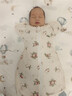 威爾貝魯（WELLBER）新生兒防驚跳睡袋嬰兒0-6個(gè)月包裹式包巾投降式四季包單 蘋(píng)安M 曬單實(shí)拍圖