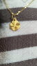 中國黃金（CHINA GOLD）黃金四葉草吊墜女足金項鏈首飾婦女節生日禮物送女友老婆媽媽 今/次日達*足金吊墜 約0.3g【輕版-贈銀鏈】 曬單實(shí)拍圖