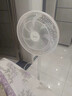 美的（Midea）落地扇家用靜音大風(fēng)力節能廣角送風(fēng)易拆洗搖頭超靜音空調伴侶客廳臥室宿舍臺地兩用小風(fēng)扇 【白色】加高加大-風(fēng)量升級 曬單實(shí)拍圖