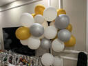 墨斗魚(yú)氣球裝飾套裝金銀系55件套生日場(chǎng)景布置鋁膜氣球兒童生日表白裝飾 曬單實(shí)拍圖