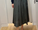 優(yōu)衣庫女裝寬褶中裙/半身裙裙子479916 488364 488364/08深灰色 S 曬單實(shí)拍圖