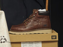 卡特（CAT）馬丁靴工裝靴男鞋舒適牛皮革鞋面戶(hù)外復古高幫短筒鞋子男P7658 棕色 42 曬單實(shí)拍圖