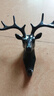 鹿角美式家居裝飾掛鉤墻上置物架壁掛創(chuàng  )意墻面個(gè)性鹿頭墻壁鑰匙架 鹿角黑色1個(gè)裝 曬單實(shí)拍圖