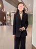 尤利汐【四面彈】小西裝女氣質(zhì)職業(yè)正裝免燙修身收腰商務(wù)高級感西服外套 曬單實(shí)拍圖