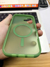 貝爾金（BELKIN）適用蘋(píng)果17手機殼 iPhone17全包磁吸手機殼 綠色半透明手機保護套 曬單實(shí)拍圖