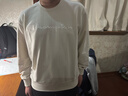 Champion冠軍圓領(lǐng)衛衣男2025春季新款潮牌刺繡上衣純色休閑潮牌女 米白色 2XL 曬單實(shí)拍圖