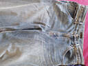 優(yōu)衣庫常規款女裝男裝寬松廓形牛仔褲/彎刀鐮刀褲子479000 482280 479000/67海藍色 28 /160/70A 曬單實(shí)拍圖