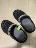 森馬洞洞鞋男士2026夏季新款外穿涼鞋男踩屎感EVA包頭拖鞋厚底沙灘鞋 黑色【升級款】 42 -43【升級款】 曬單實(shí)拍圖
