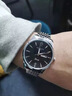 瑞士新款力洛克手表男石英表防水商務(wù)高檔男士表夜光日歷名牌腕表 本色鋼帶黑面男士 40mm 曬單實(shí)拍圖