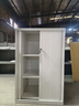 琉羽卷門(mén)柜推拉門(mén)鐵皮文件柜辦公室資料檔案收納柜子儲物柜落地儀器柜 白色卷門(mén)文件柜(1000*600*400mm) 曬單實(shí)拍圖