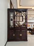 倡誠新中式酸枝木實(shí)木屏風(fēng)隔斷客廳進(jìn)門(mén)遮擋入戶(hù)玄關(guān)柜間廳柜 2.19米五門(mén)間廳柜【酸枝木】 曬單實(shí)拍圖