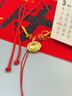 中國黃金（CHINA GOLD）黃金項鏈男女款足金平安鎖系列吊墜寶寶嬰兒滿(mǎn)月周歲生日禮物 【賀卡定制/聯(lián)系客服】 曬單實(shí)拍圖