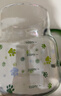 青蘋(píng)果 高顏值玻璃杯帶杯耐熱帶蓋帶把刻度水杯家用大容量杯子 喵語(yǔ)玻璃杯【含吸管和蓋子】600ml 曬單實(shí)拍圖