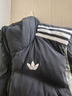 adidas百搭保暖鴨絨羽絨背心馬甲男女秋冬 90絨子阿迪達斯三葉草   黑色/卵石銀灰/白色   XS 曬單實(shí)拍圖