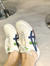 Onitsuka Tiger鬼塚虎運動(dòng)休閑鞋懶人半拖鞋 男女鞋MACHUATION SABOT 1183C012 米色/深藍色 38 曬單實(shí)拍圖