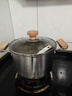榮事達（Royalstar）湯鍋304不銹鋼蒸鍋家用高湯鍋帶蒸籠燉鍋煮面鍋磁爐燃氣適用 抗菌不銹鋼【湯鍋帶蒸籠】 22cm 曬單實(shí)拍圖