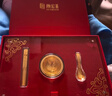 潮宏基一生富貴金碗筷足金黃金禮盒嬰兒新生兒見(jiàn)面禮寶寶金飾滿(mǎn)月禮物 曬單實(shí)拍圖