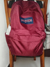 JANSPORT杰斯伯雙肩包女男26L隔層輕便大容量背包學(xué)生書(shū)包 4QUE 04S深紫酒紅【升級款】側袋+隔層 曬單實(shí)拍圖