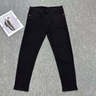 時(shí)尚潮流輕奢牛仔褲男士修身顯瘦小腳褲精神小伙個(gè)性痞帥小腳褲 黑色 2XL 曬單實(shí)拍圖