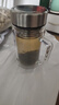 富光雙層玻璃杯支持團購定制泡茶杯辦公杯帶把 大容量男女水杯子580ML 曬單實(shí)拍圖