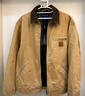 Teenie Weenie小熊男裝秋冬款夾克男復古美式質(zhì)感做舊寬松挺闊骨感休閑夾克外套 卡其色 L 曬單實(shí)拍圖