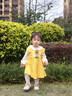 優(yōu)奇女童連衣裙春裝2026新款洋氣寶寶公主裙超萌洋氣春季外穿兒童裙子 向陽(yáng)花 90 曬單實(shí)拍圖